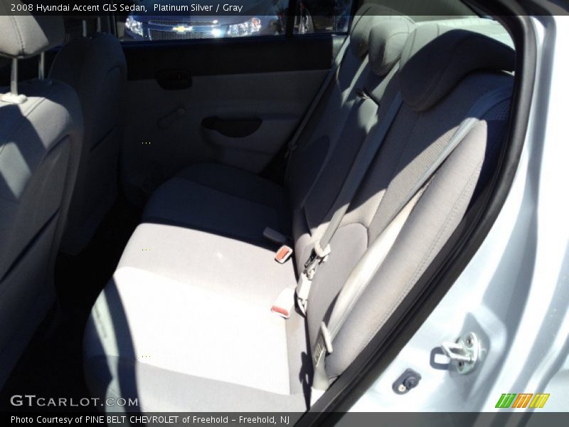 Platinum Silver / Gray 2008 Hyundai Accent GLS Sedan