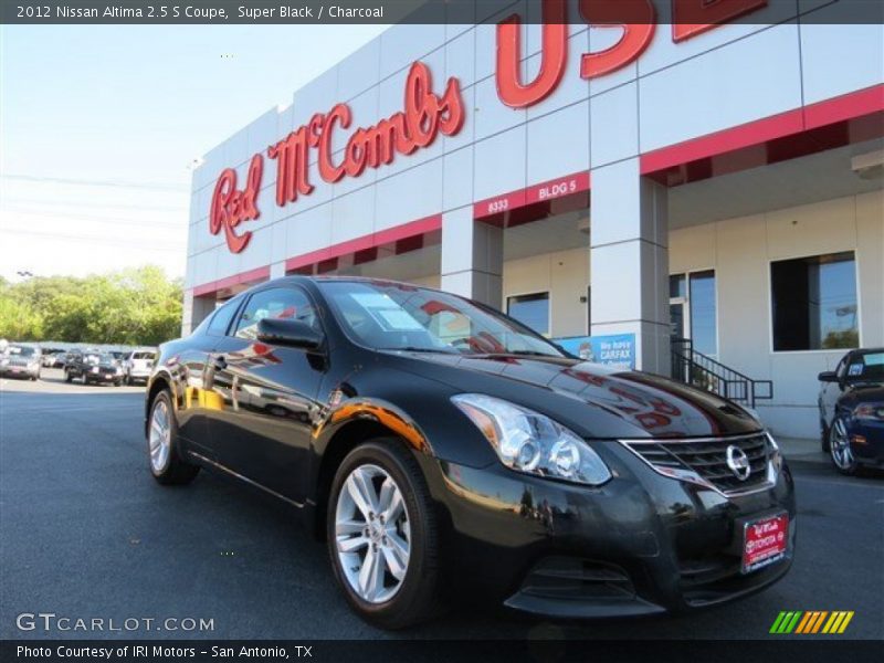 Super Black / Charcoal 2012 Nissan Altima 2.5 S Coupe