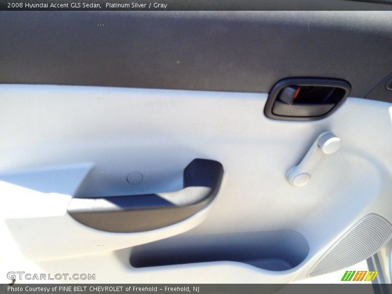 Platinum Silver / Gray 2008 Hyundai Accent GLS Sedan