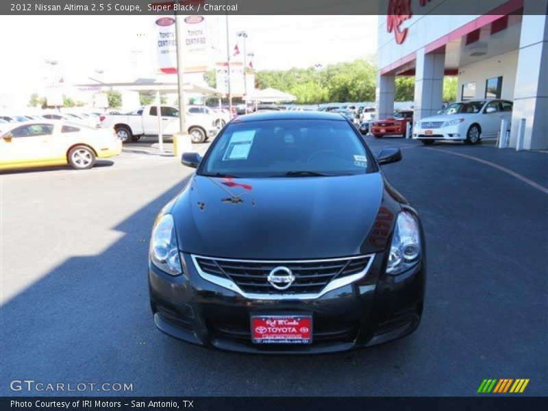 Super Black / Charcoal 2012 Nissan Altima 2.5 S Coupe