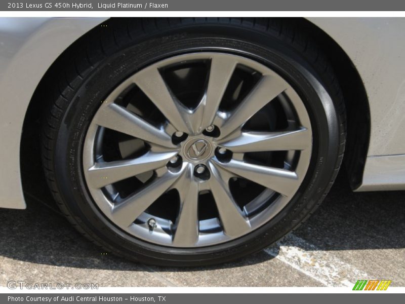 Liquid Platinum / Flaxen 2013 Lexus GS 450h Hybrid
