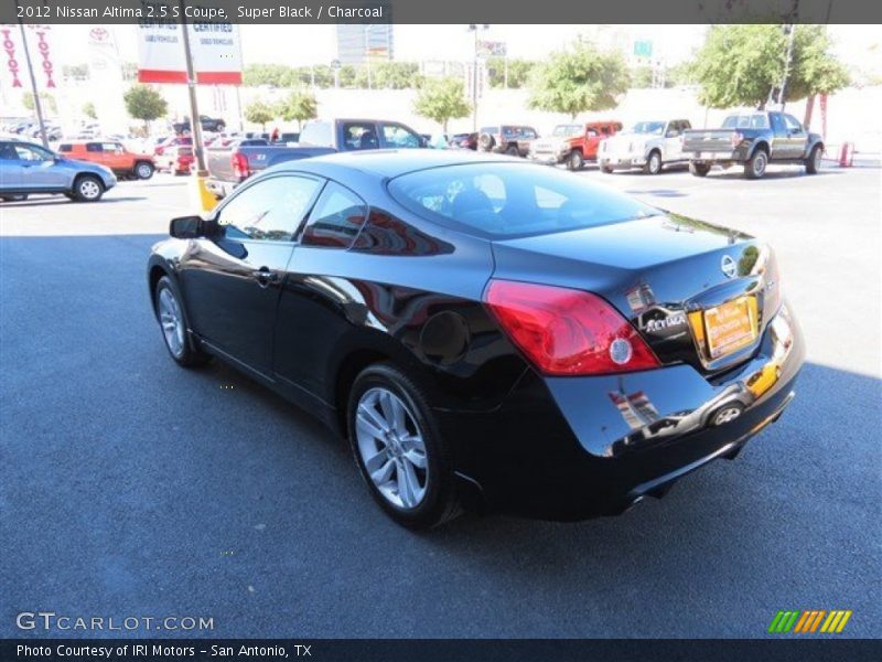 Super Black / Charcoal 2012 Nissan Altima 2.5 S Coupe