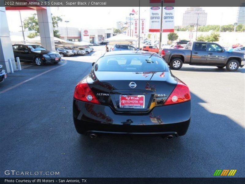 Super Black / Charcoal 2012 Nissan Altima 2.5 S Coupe