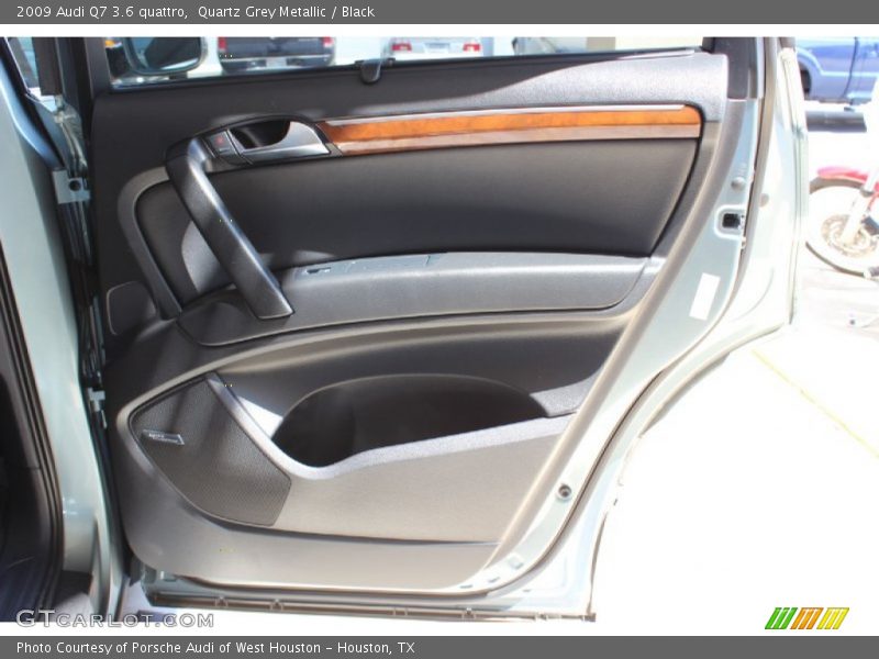 Quartz Grey Metallic / Black 2009 Audi Q7 3.6 quattro
