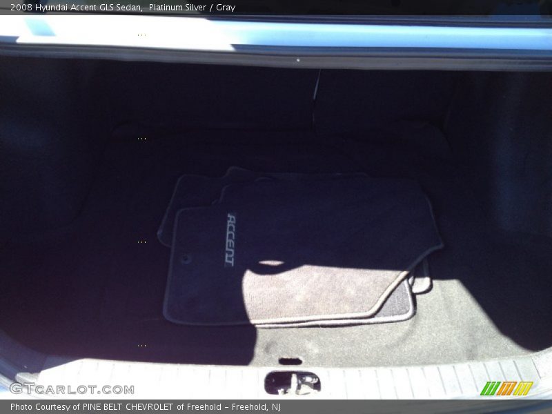 Platinum Silver / Gray 2008 Hyundai Accent GLS Sedan