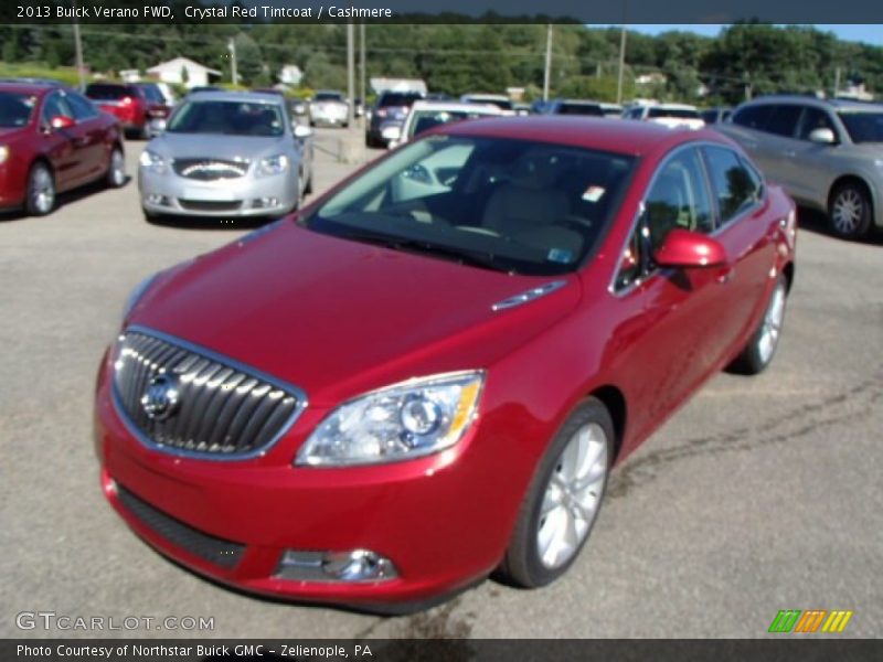 Crystal Red Tintcoat / Cashmere 2013 Buick Verano FWD