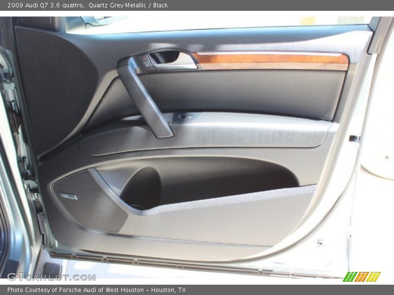 Quartz Grey Metallic / Black 2009 Audi Q7 3.6 quattro