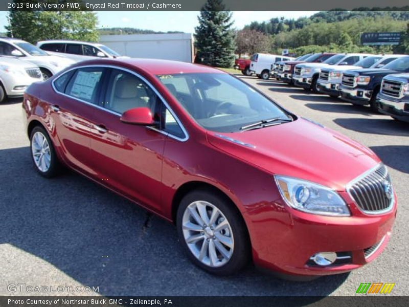 Crystal Red Tintcoat / Cashmere 2013 Buick Verano FWD