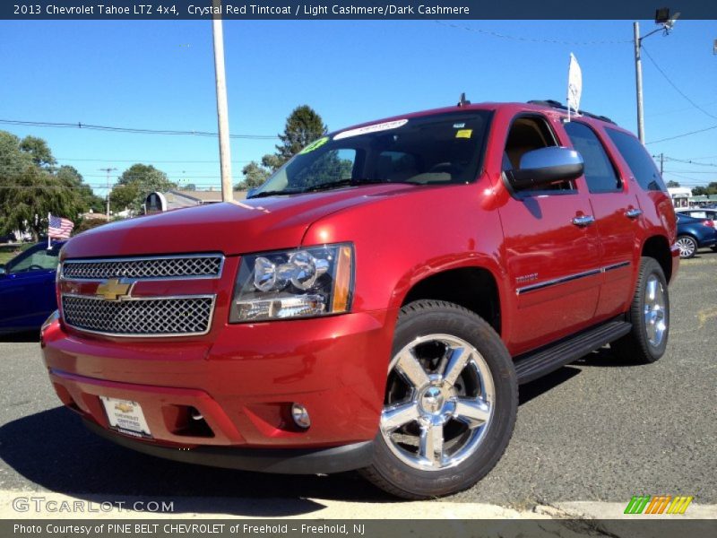 Crystal Red Tintcoat / Light Cashmere/Dark Cashmere 2013 Chevrolet Tahoe LTZ 4x4