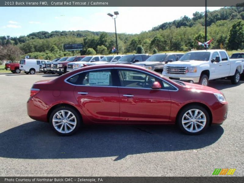 Crystal Red Tintcoat / Cashmere 2013 Buick Verano FWD