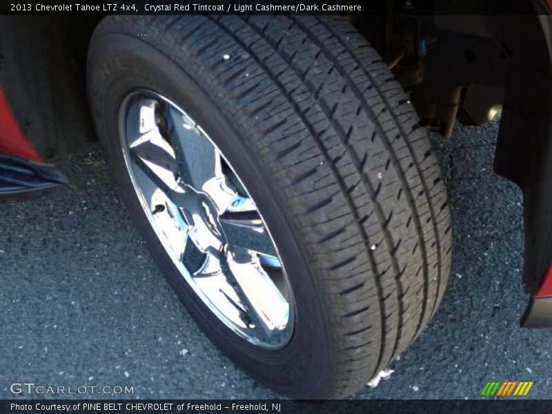 Crystal Red Tintcoat / Light Cashmere/Dark Cashmere 2013 Chevrolet Tahoe LTZ 4x4