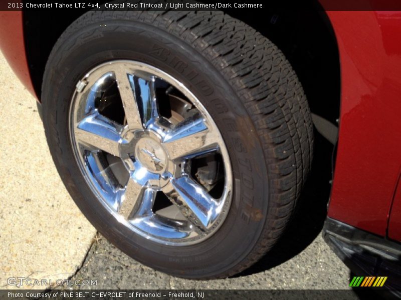 Crystal Red Tintcoat / Light Cashmere/Dark Cashmere 2013 Chevrolet Tahoe LTZ 4x4