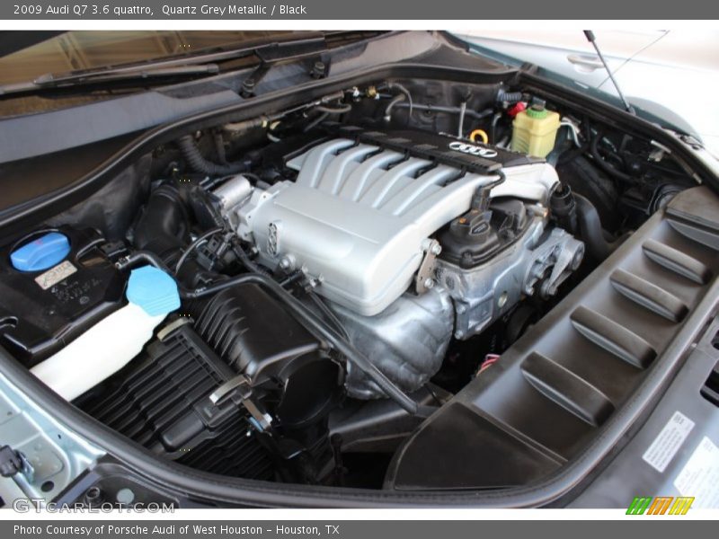Quartz Grey Metallic / Black 2009 Audi Q7 3.6 quattro