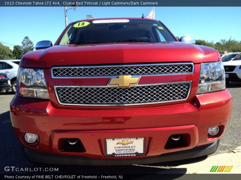 Crystal Red Tintcoat / Light Cashmere/Dark Cashmere 2013 Chevrolet Tahoe LTZ 4x4