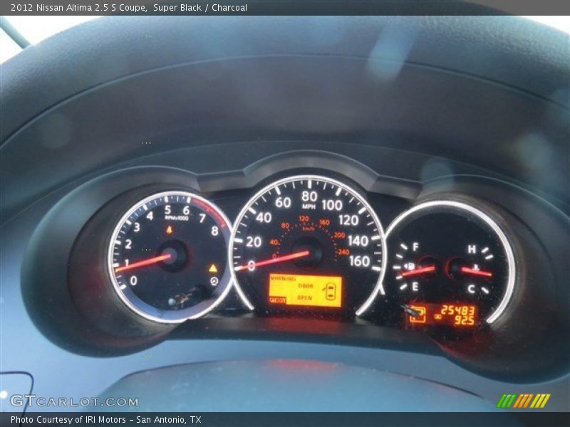 Super Black / Charcoal 2012 Nissan Altima 2.5 S Coupe