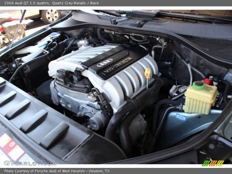 Quartz Grey Metallic / Black 2009 Audi Q7 3.6 quattro