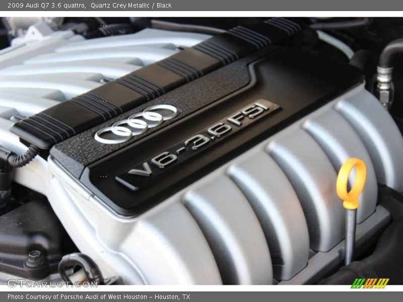Quartz Grey Metallic / Black 2009 Audi Q7 3.6 quattro