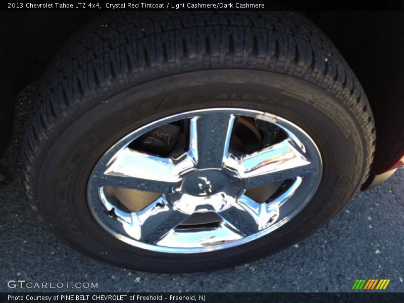 Crystal Red Tintcoat / Light Cashmere/Dark Cashmere 2013 Chevrolet Tahoe LTZ 4x4