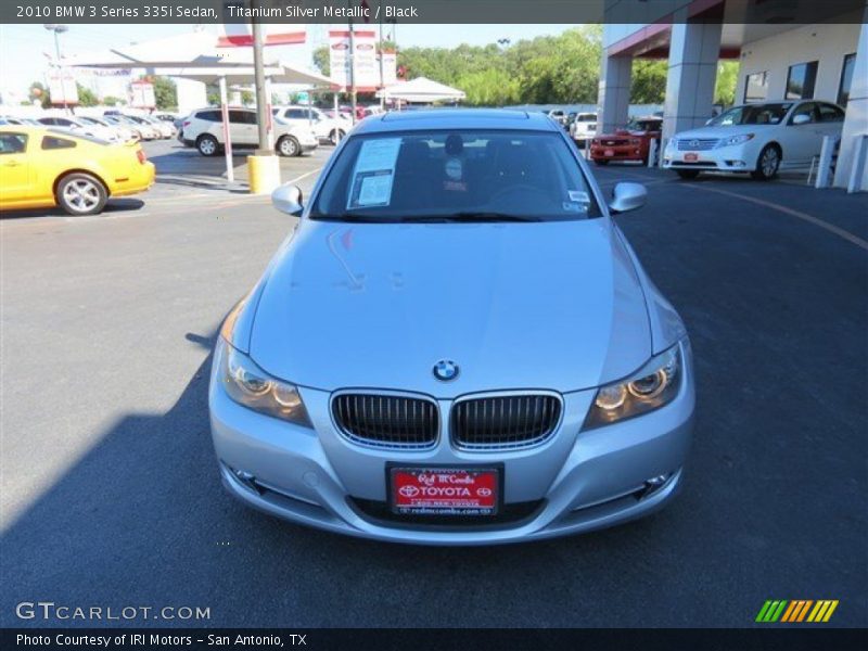 Titanium Silver Metallic / Black 2010 BMW 3 Series 335i Sedan