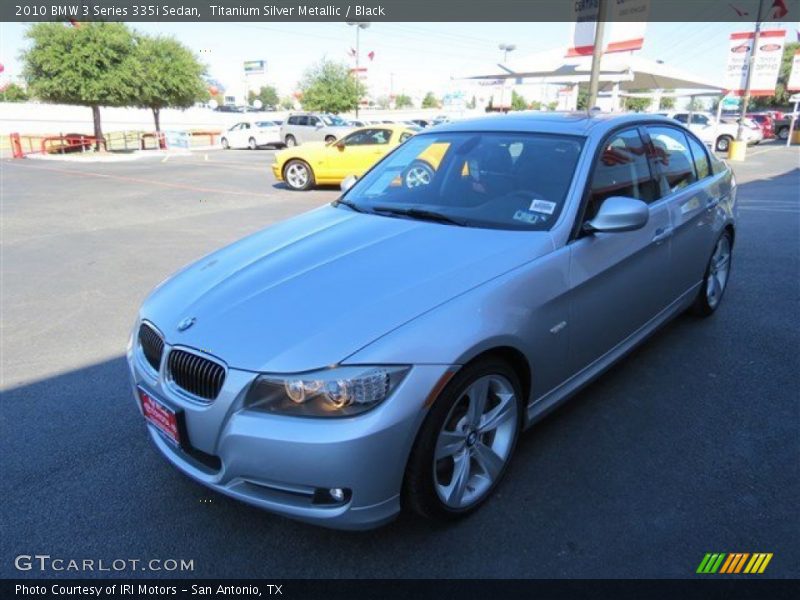 Titanium Silver Metallic / Black 2010 BMW 3 Series 335i Sedan