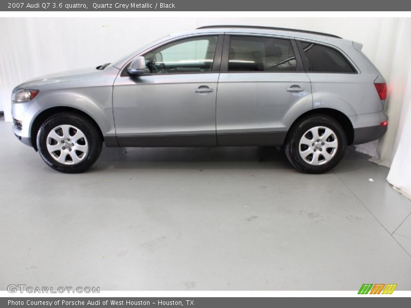 Quartz Grey Metallic / Black 2007 Audi Q7 3.6 quattro