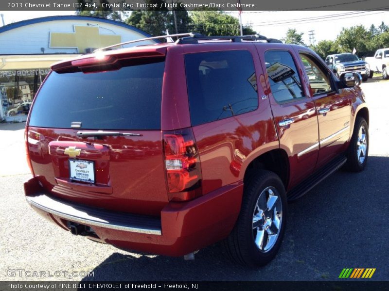 Crystal Red Tintcoat / Light Cashmere/Dark Cashmere 2013 Chevrolet Tahoe LTZ 4x4