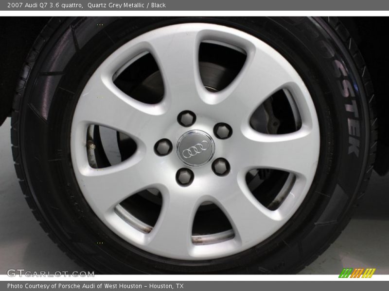 Quartz Grey Metallic / Black 2007 Audi Q7 3.6 quattro