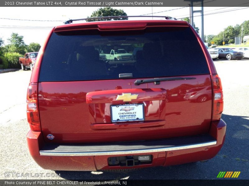 Crystal Red Tintcoat / Light Cashmere/Dark Cashmere 2013 Chevrolet Tahoe LTZ 4x4