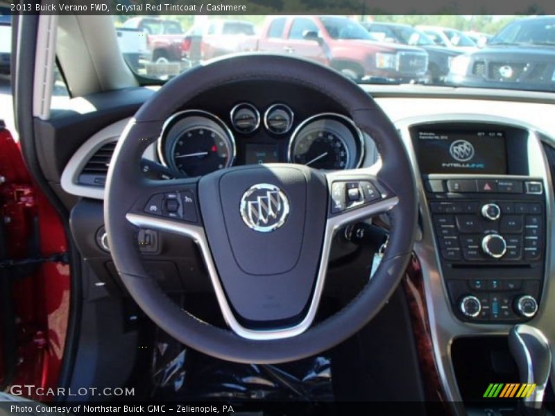 Crystal Red Tintcoat / Cashmere 2013 Buick Verano FWD