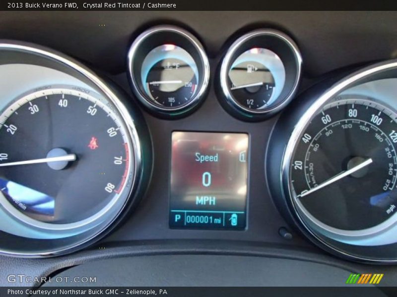 Crystal Red Tintcoat / Cashmere 2013 Buick Verano FWD