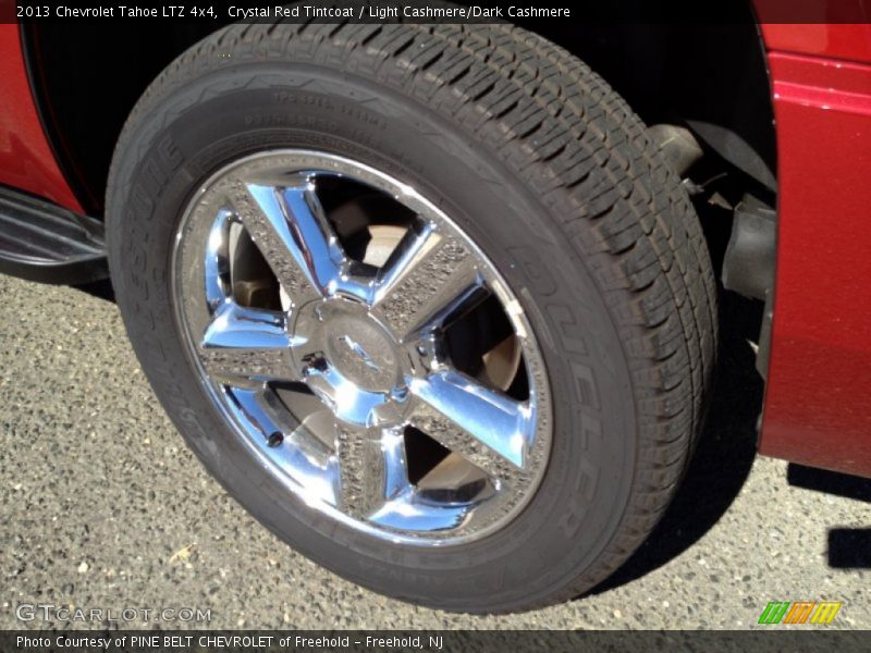 Crystal Red Tintcoat / Light Cashmere/Dark Cashmere 2013 Chevrolet Tahoe LTZ 4x4