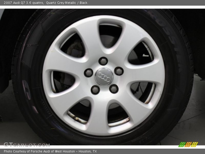 Quartz Grey Metallic / Black 2007 Audi Q7 3.6 quattro