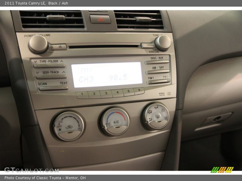 Black / Ash 2011 Toyota Camry LE