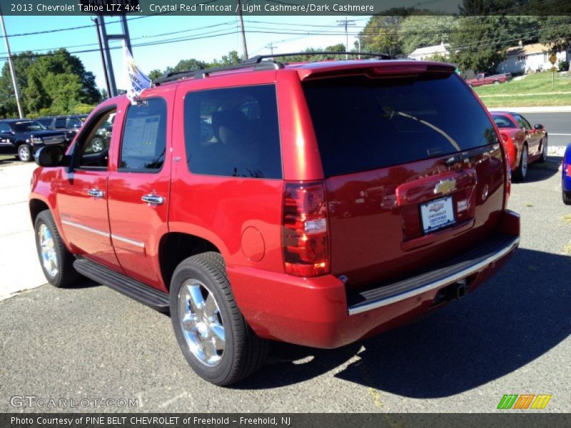 Crystal Red Tintcoat / Light Cashmere/Dark Cashmere 2013 Chevrolet Tahoe LTZ 4x4