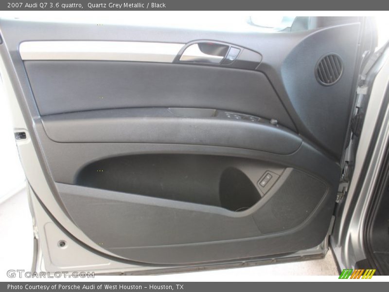 Quartz Grey Metallic / Black 2007 Audi Q7 3.6 quattro