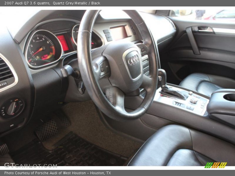 Quartz Grey Metallic / Black 2007 Audi Q7 3.6 quattro