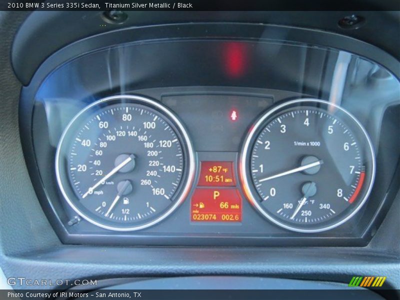 Titanium Silver Metallic / Black 2010 BMW 3 Series 335i Sedan