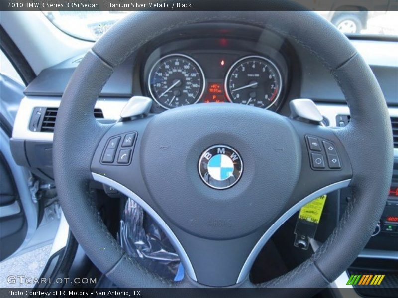 Titanium Silver Metallic / Black 2010 BMW 3 Series 335i Sedan