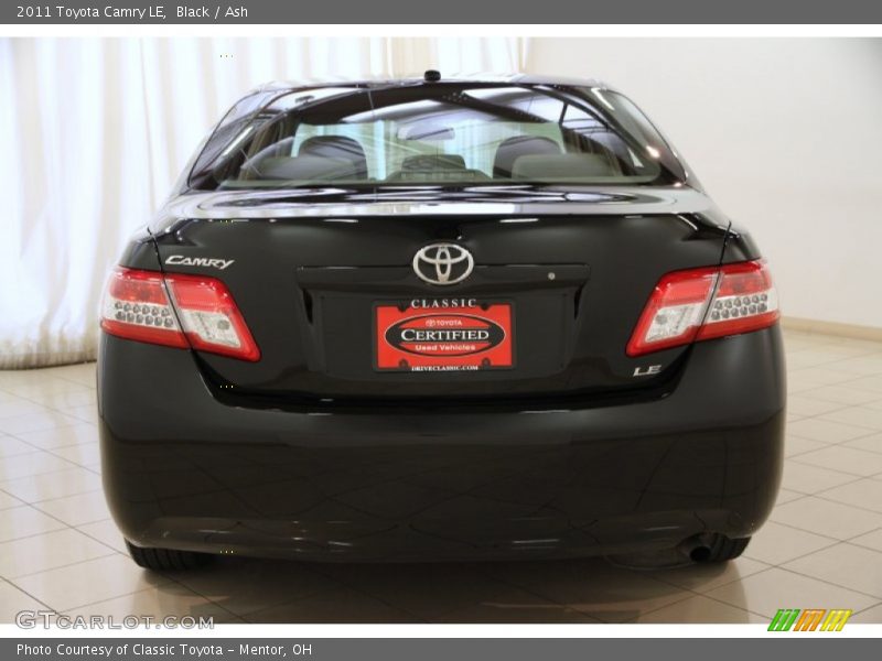Black / Ash 2011 Toyota Camry LE
