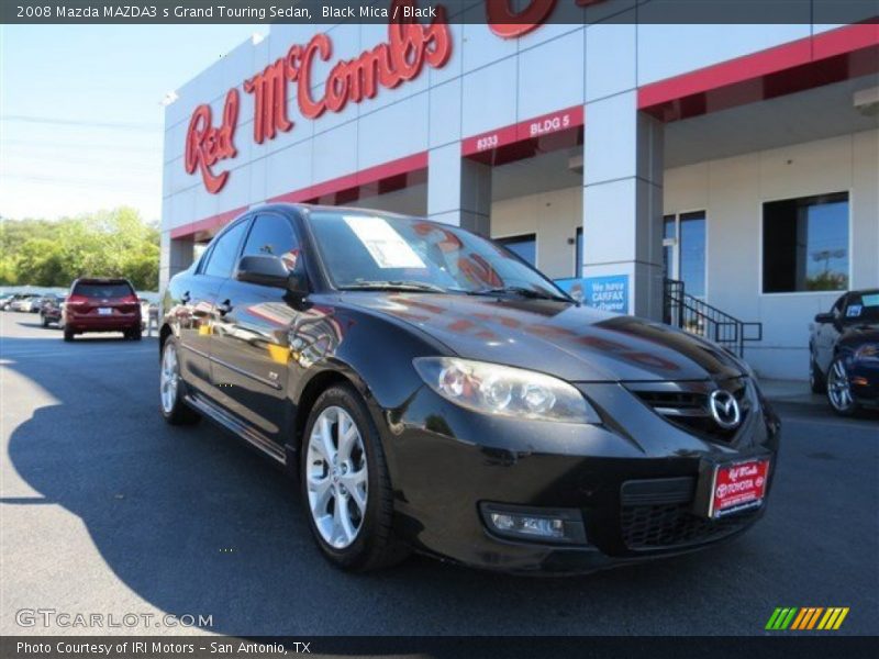 Black Mica / Black 2008 Mazda MAZDA3 s Grand Touring Sedan