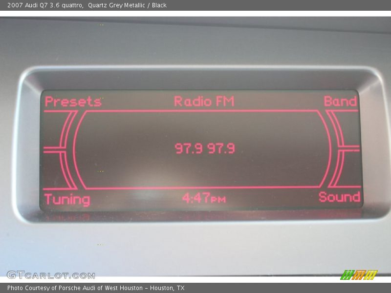 Quartz Grey Metallic / Black 2007 Audi Q7 3.6 quattro