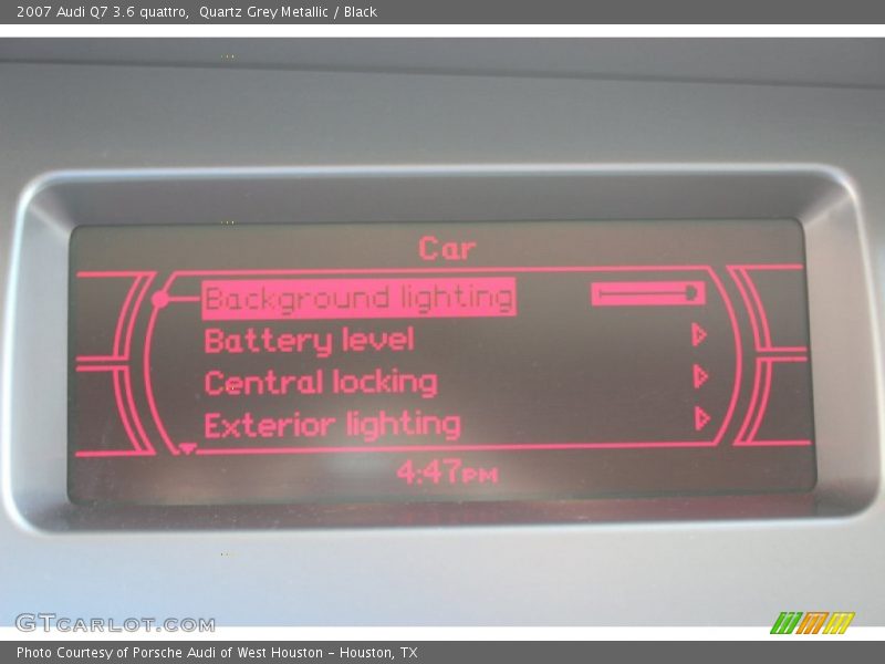 Quartz Grey Metallic / Black 2007 Audi Q7 3.6 quattro