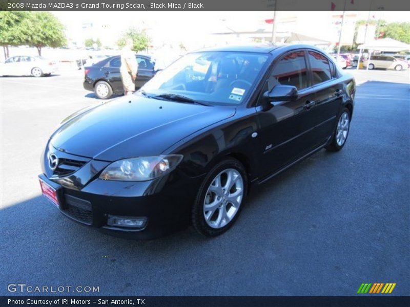 Black Mica / Black 2008 Mazda MAZDA3 s Grand Touring Sedan