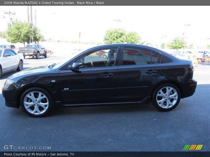 Black Mica / Black 2008 Mazda MAZDA3 s Grand Touring Sedan