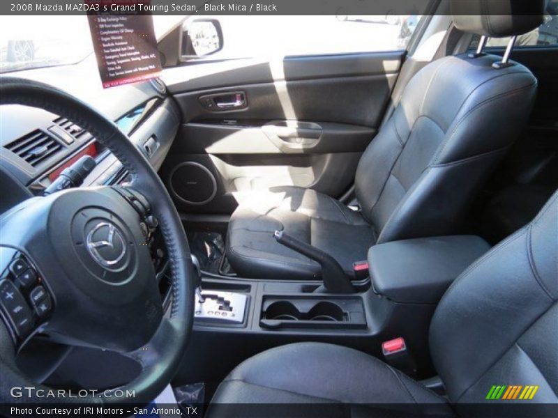 Black Mica / Black 2008 Mazda MAZDA3 s Grand Touring Sedan
