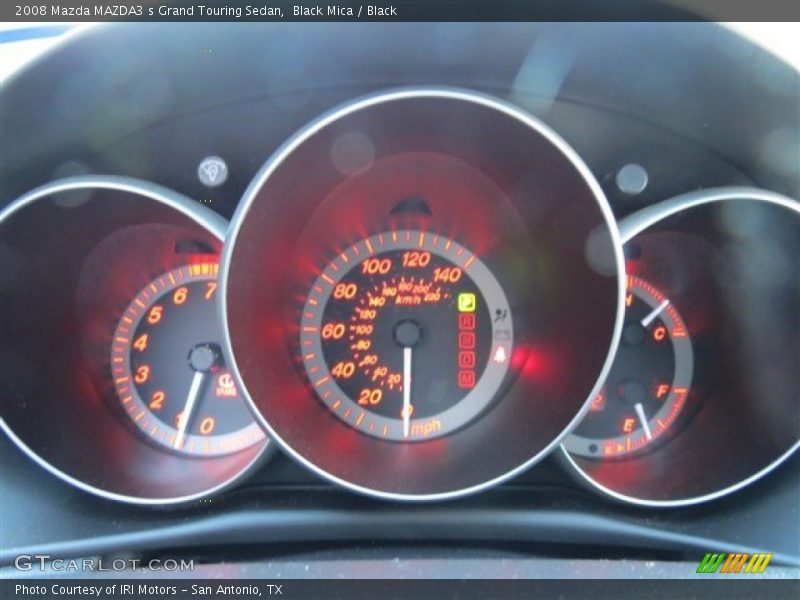 Black Mica / Black 2008 Mazda MAZDA3 s Grand Touring Sedan