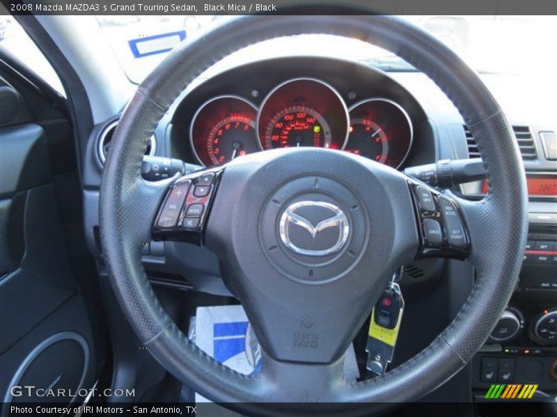 Black Mica / Black 2008 Mazda MAZDA3 s Grand Touring Sedan