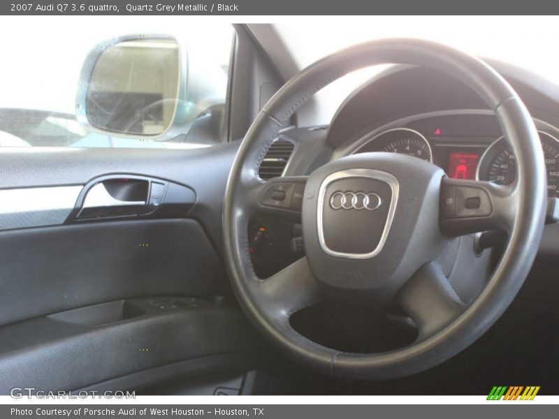 Quartz Grey Metallic / Black 2007 Audi Q7 3.6 quattro