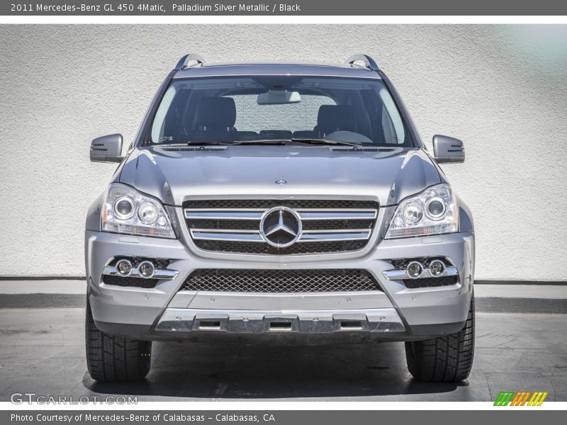 Palladium Silver Metallic / Black 2011 Mercedes-Benz GL 450 4Matic