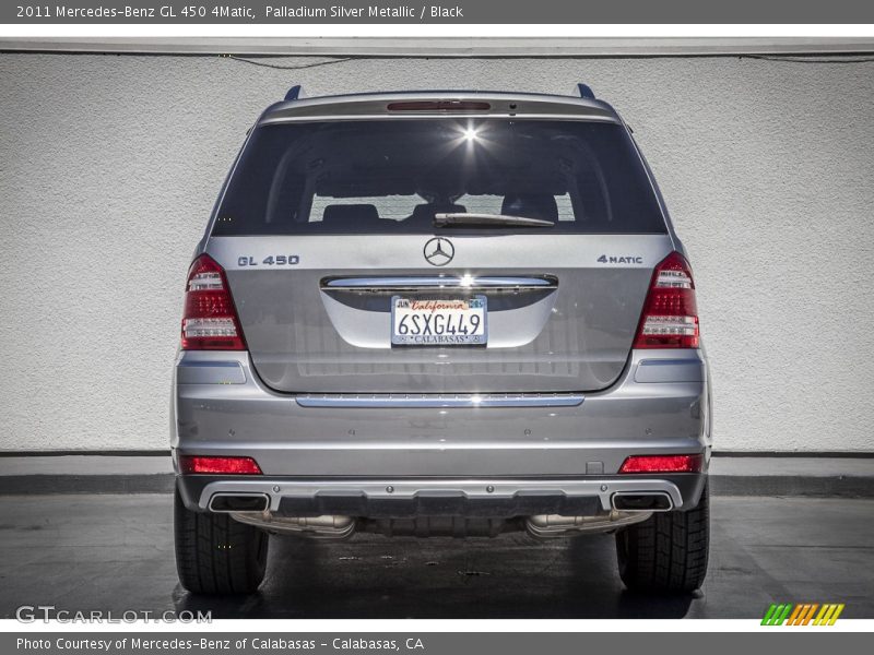 Palladium Silver Metallic / Black 2011 Mercedes-Benz GL 450 4Matic